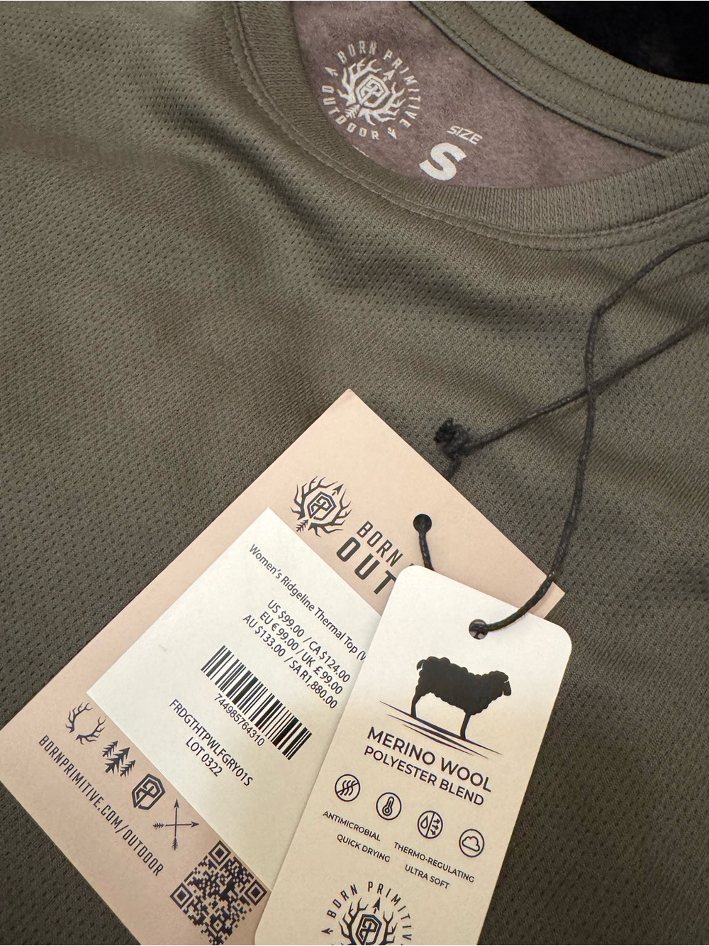 Born Primitive Women’s Ridgeline Thermal Top - Picture 2 of 3